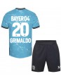 Bayer Leverkusen Alejandro Grimaldo #20 Alternativní dres pro děti 2023-24 Krátký Rukáv (+ trenýrky)